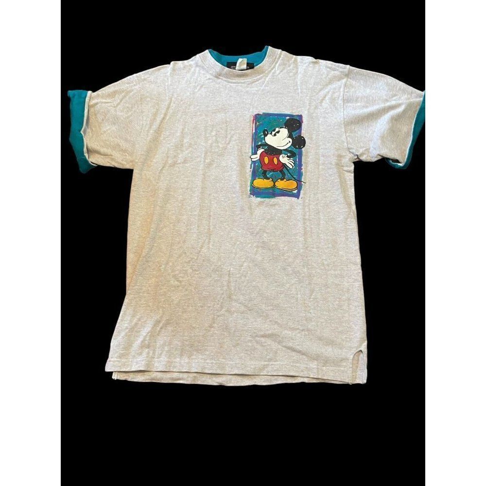 VTG Disney Originals Mickey Mouse Crewneck Graphic Shirt Men SZ L/XL
